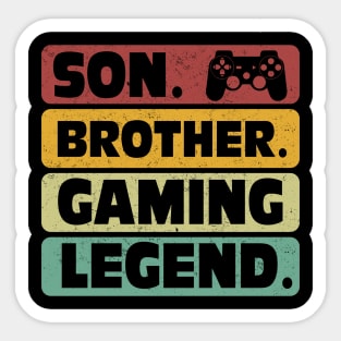 Christmas Gift For Gaming Teenage Boys & Kids Gamer Brother Sticker